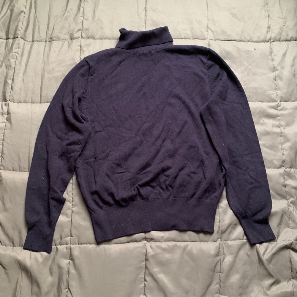H&M Navy Blue Turtleneck Sweater